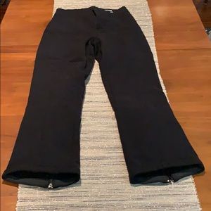 Nils black stretch snow pants